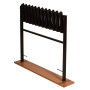 Bench with Plastic Slats №156